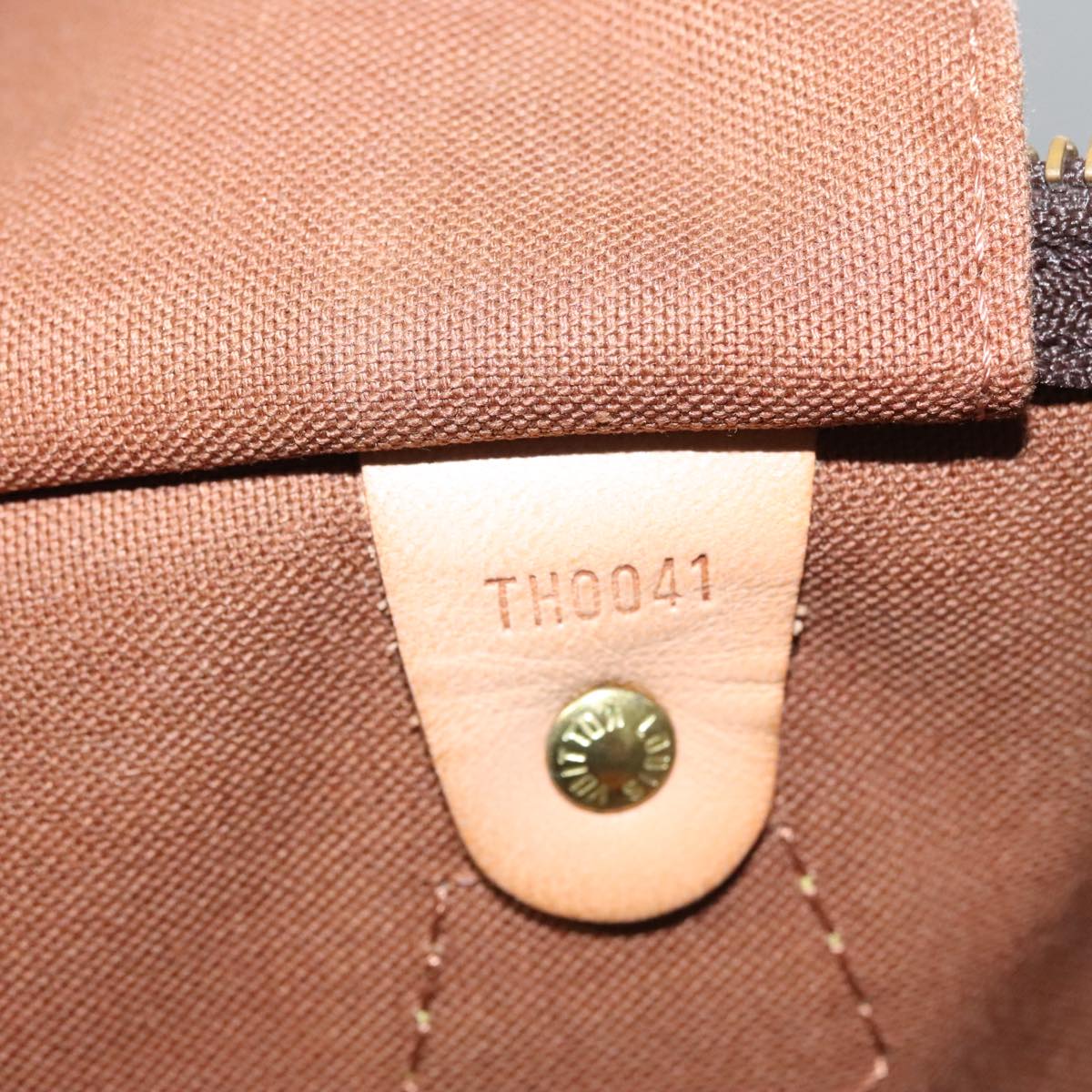 Louis Vuitton Speedy 30 Brown Canvas Handbag (Pre-Owned)