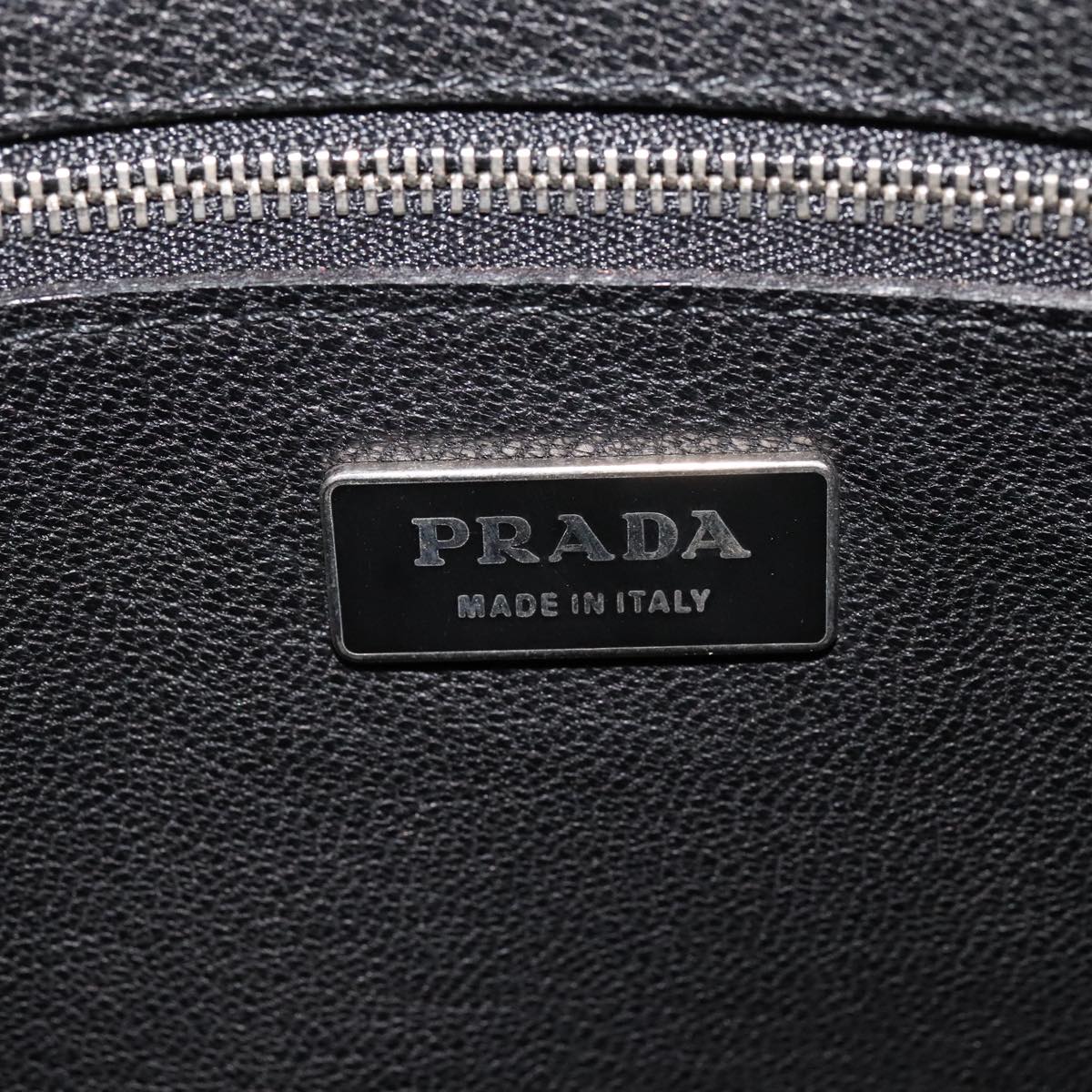 Prada Black Leather Clutch Bag (Pre-Owned)