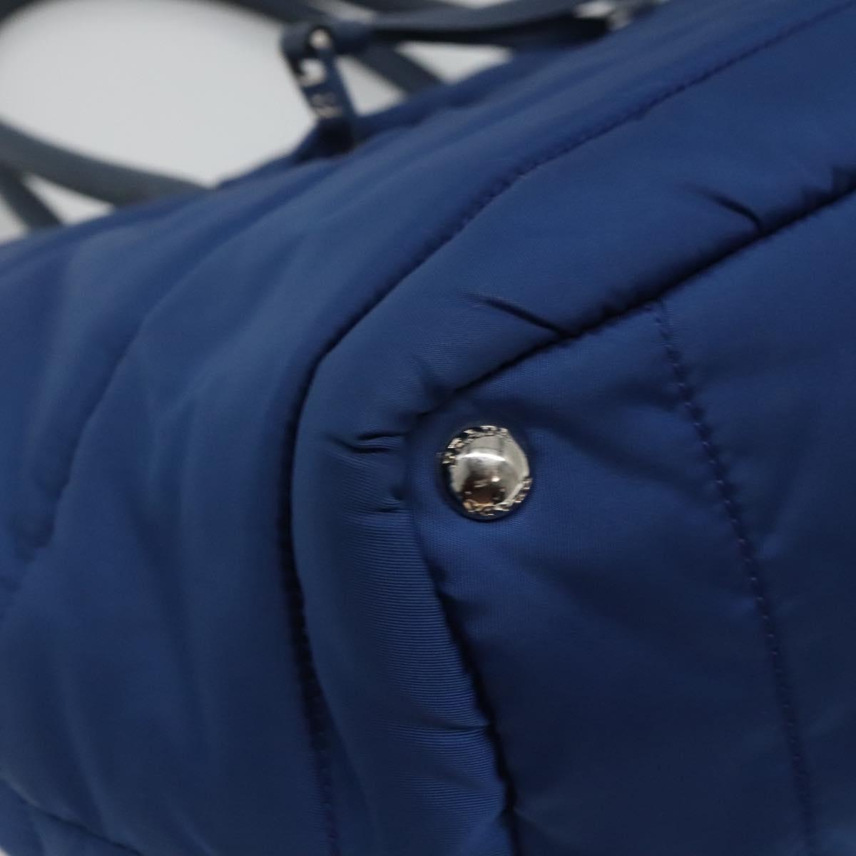 Prada Tessuto Blue Synthetic Handbag (Pre-Owned)