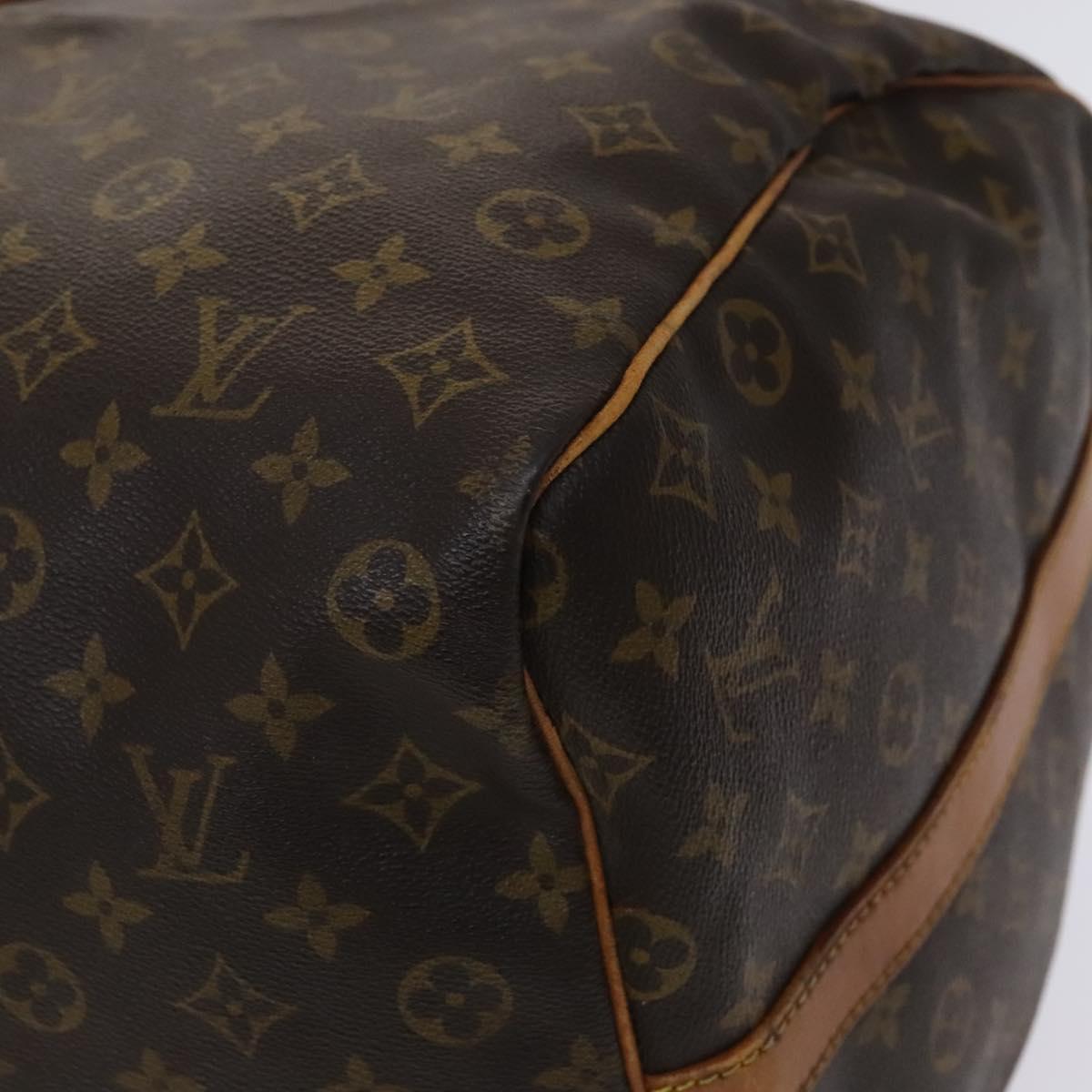 Louis Vuitton Keepall Bandoulière 60 Brown Canvas Travel Bag (Pre-Owned)