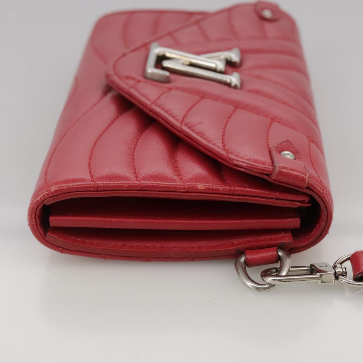 Louis Vuitton New Wave Red Leather Wallet (Pre-Owned)