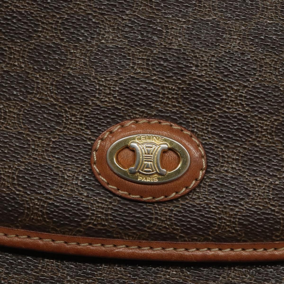 Céline Macadam Brown Canvas Handbag (Pre-Owned)