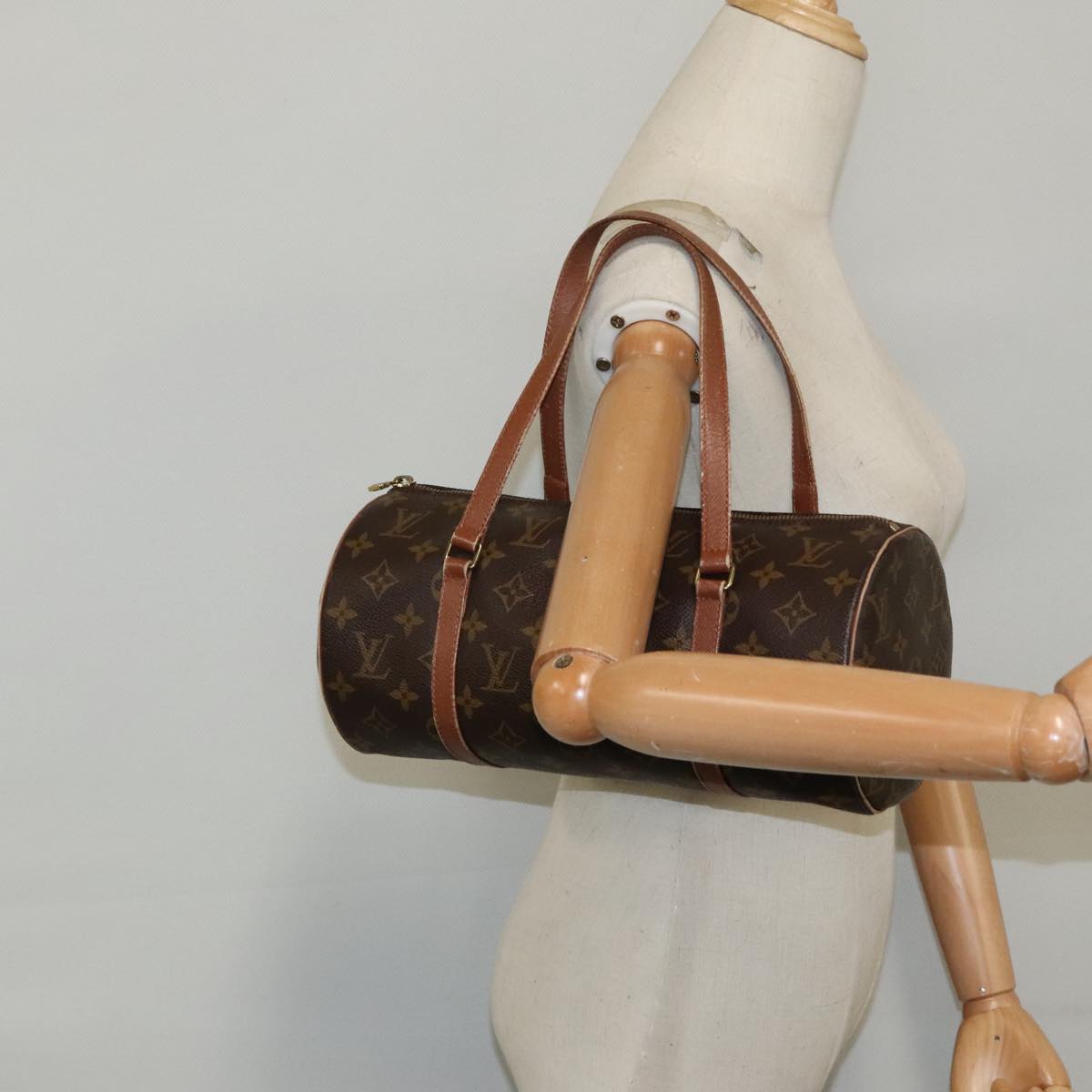 Louis Vuitton Papillon 30 Brown Canvas Handbag (Pre-Owned)