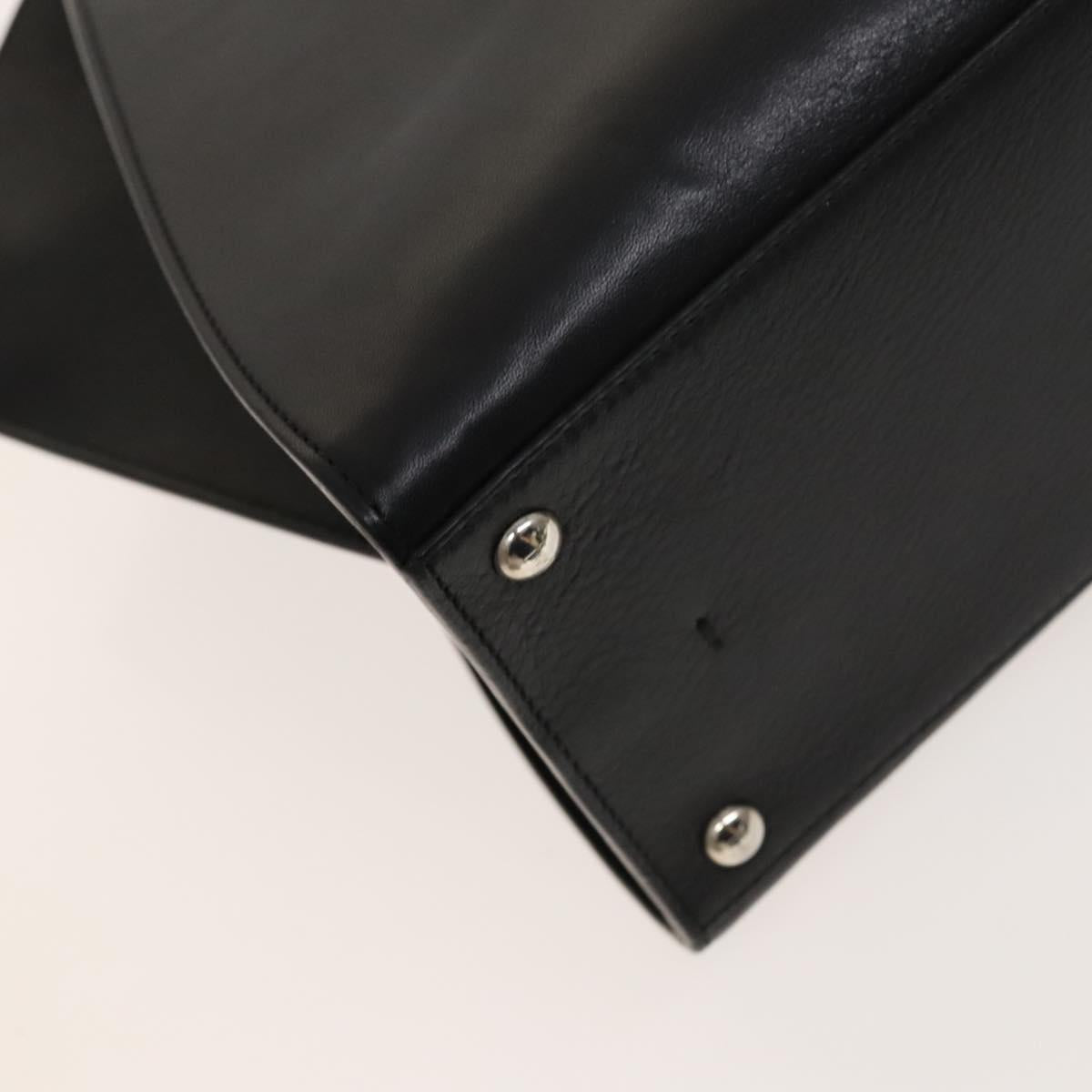 Fendi 3Jours Black Leather Tote Bag (Pre-Owned)