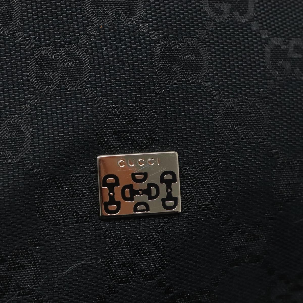 Gucci Gg Canvas Black Canvas Clutch Bag (Pre-Owned)