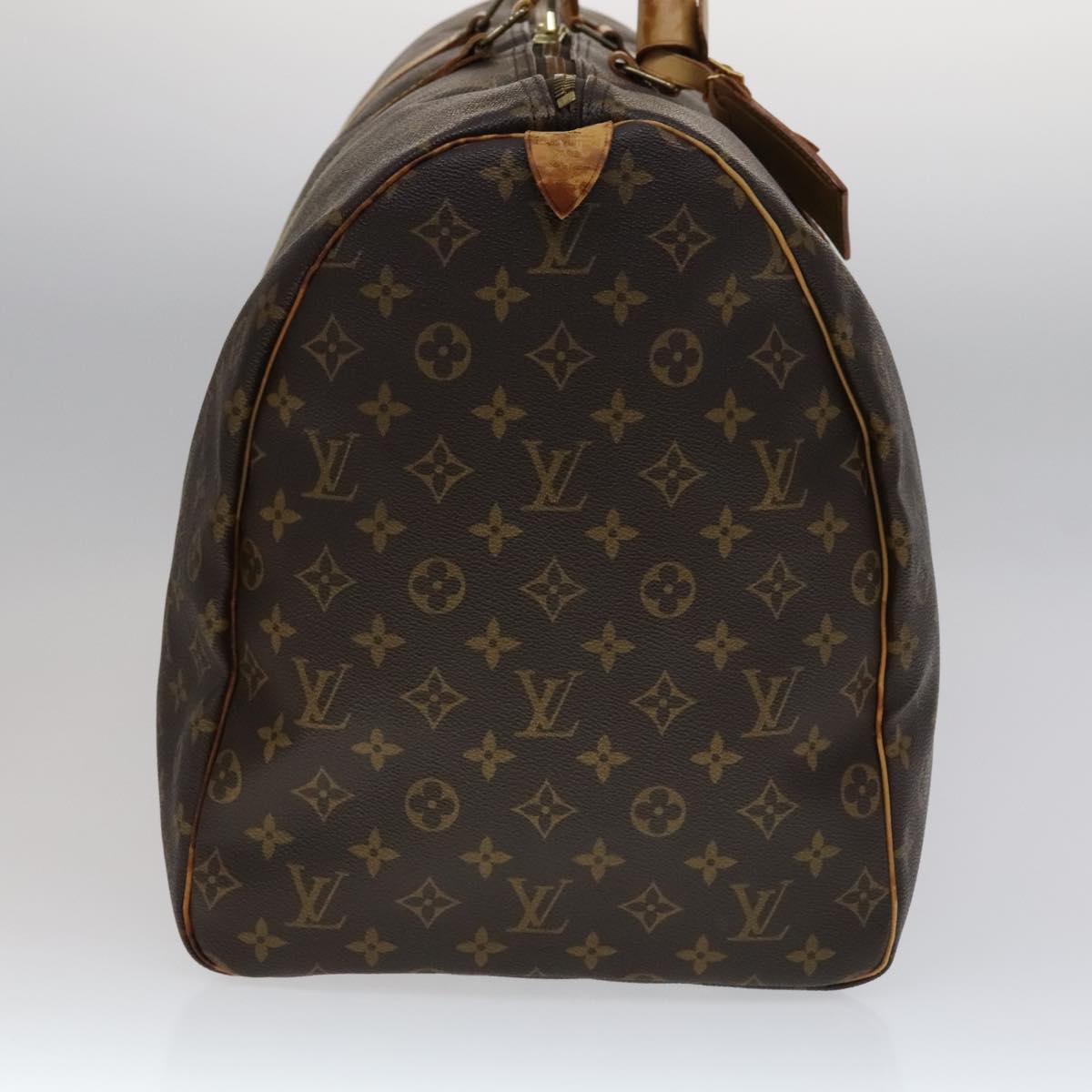 Louis Vuitton Keepall 60 Brown Canvas Travel Bag (Pre-Owned)