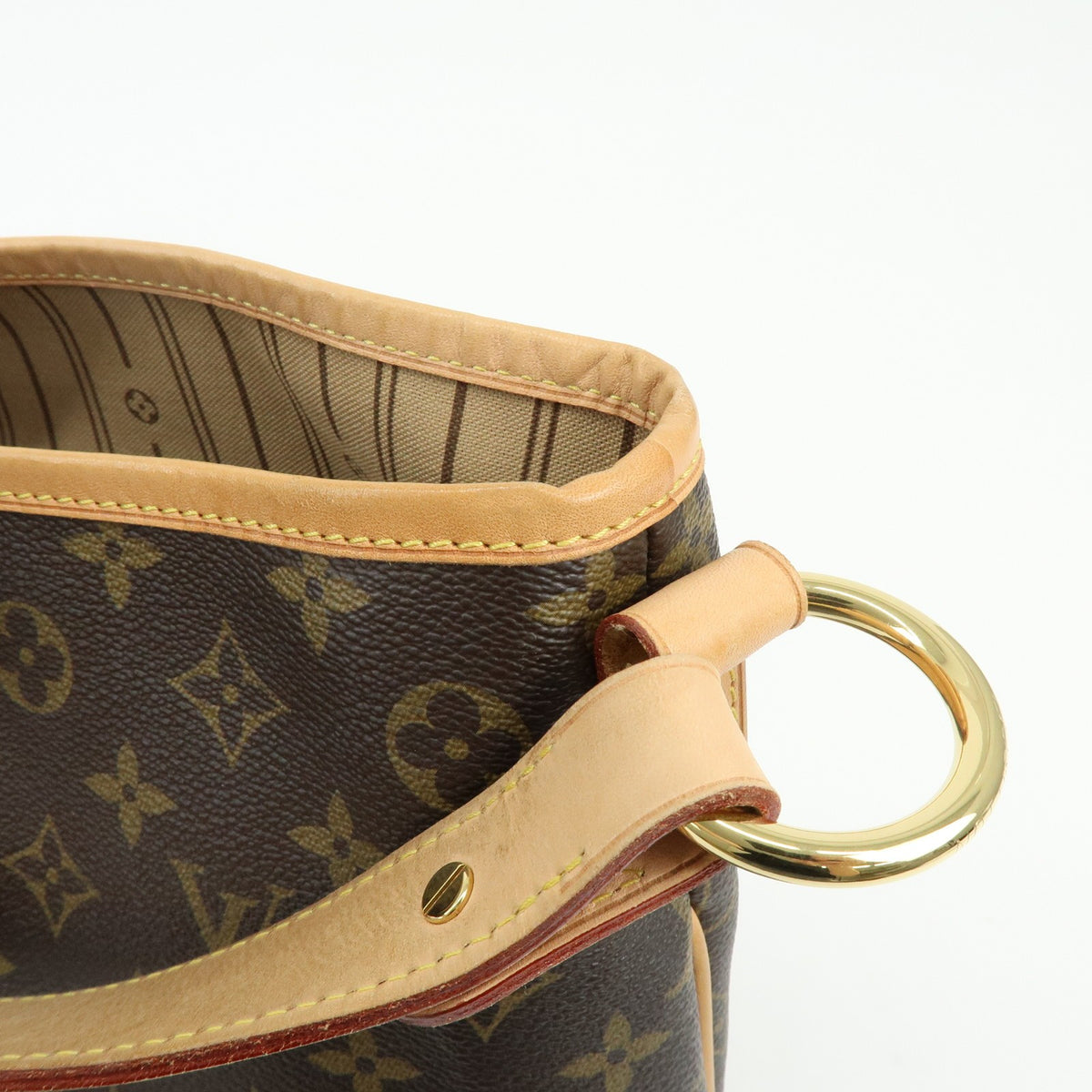 Louis Vuitton Delightful Monogram Canvas Brown Canvas Handbag (Pre-Owned)