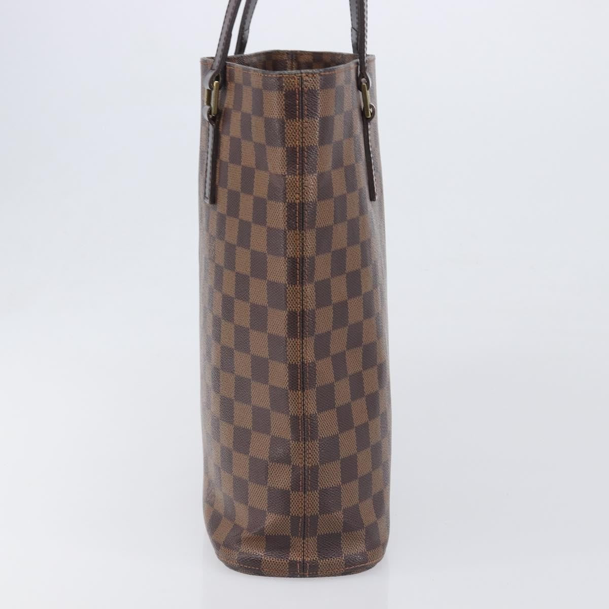 Louis Vuitton Vavin Damier With Leather Brown Canvas Handbag (Pre-Owned)