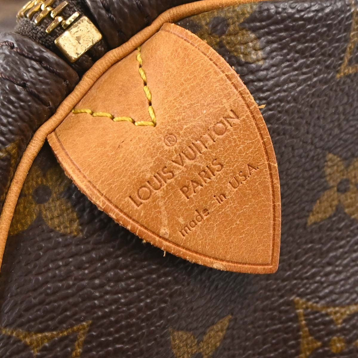 Louis Vuitton Speedy Monogram Brown Canvas Handbag (Pre-Owned)