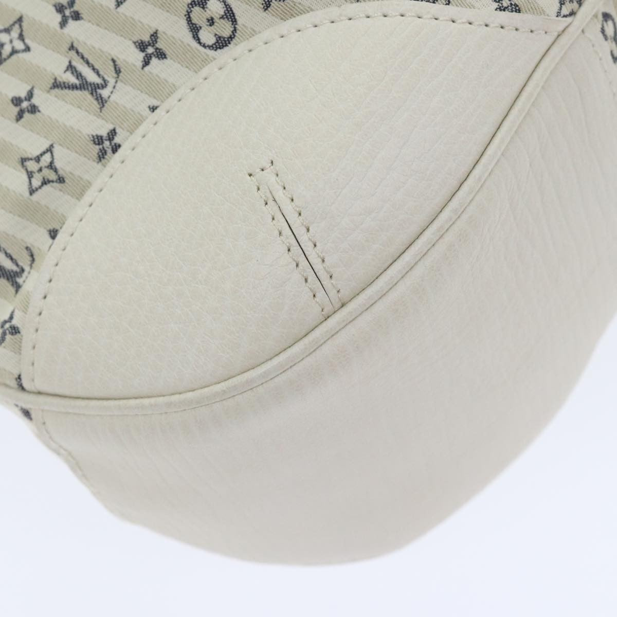 Louis Vuitton Marina Mini Lin Croisette White Canvas Handbag (Pre-Owned)