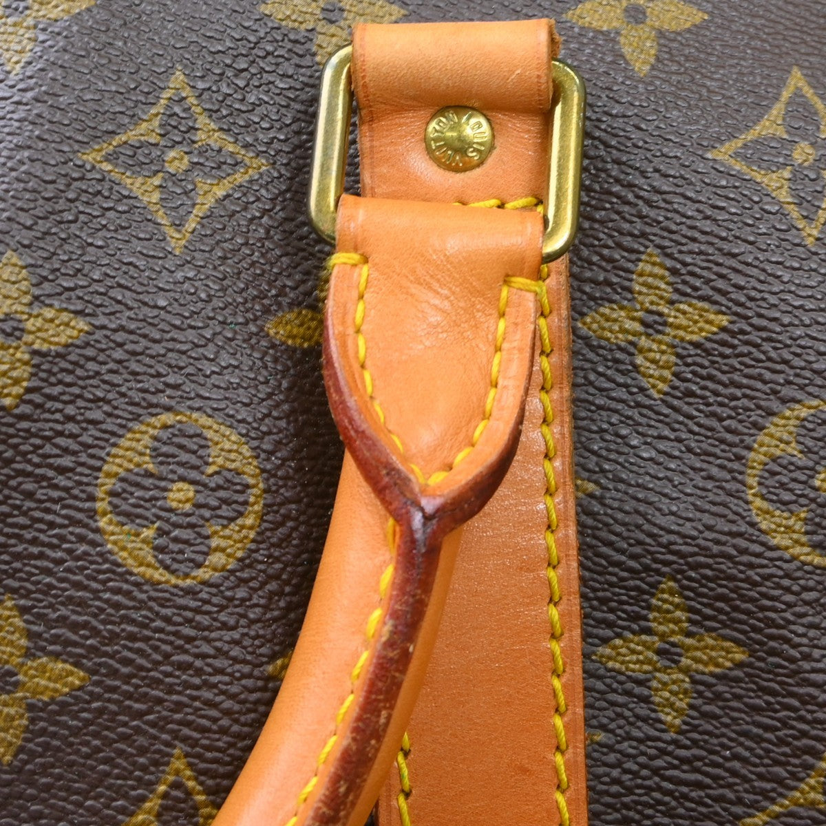 Louis Vuitton Keepall Monogram Brown Canvas Travel Bag Bag (Pre-Owned)