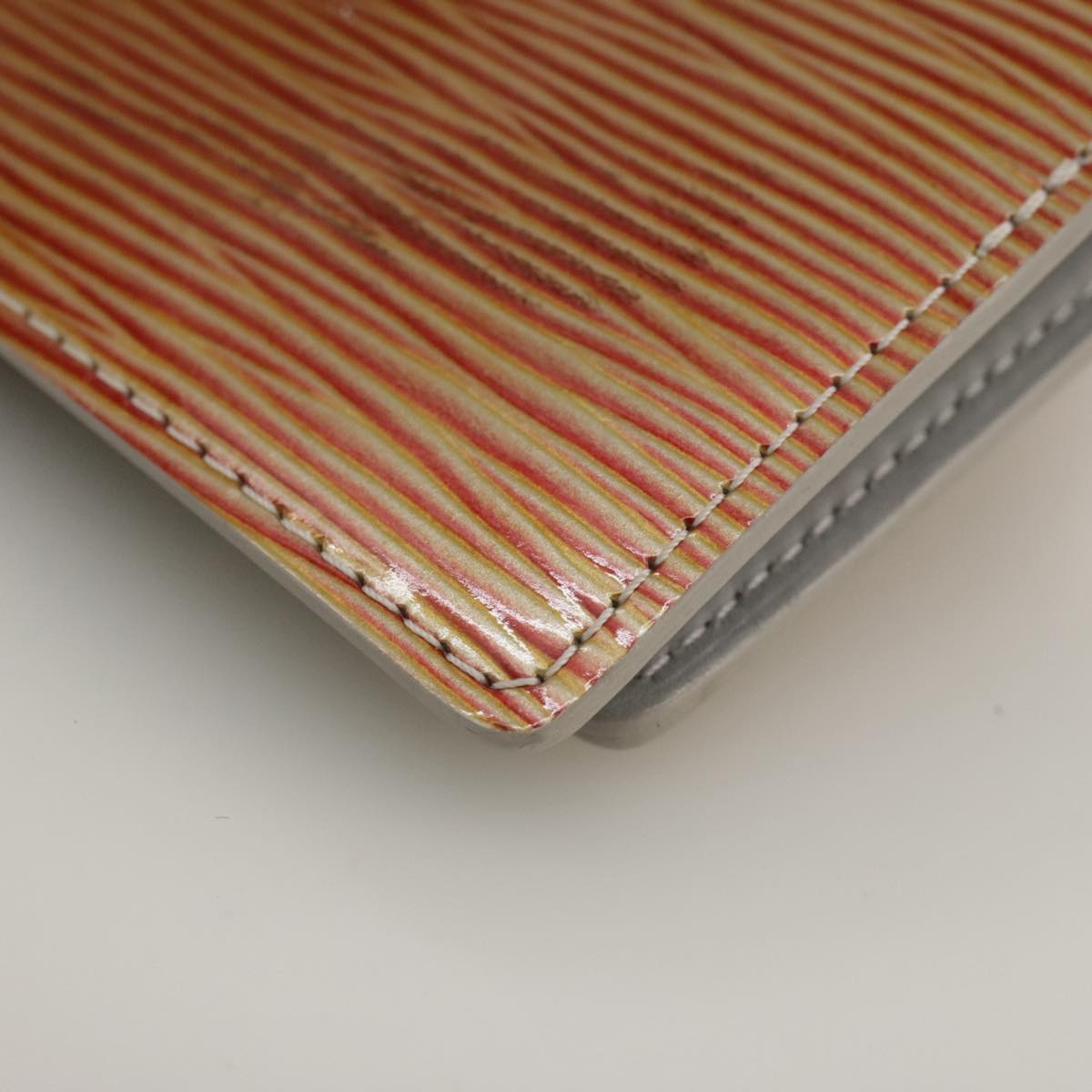 Louis Vuitton Agenda Cover Orange Leather Wallet (Pre-Owned)