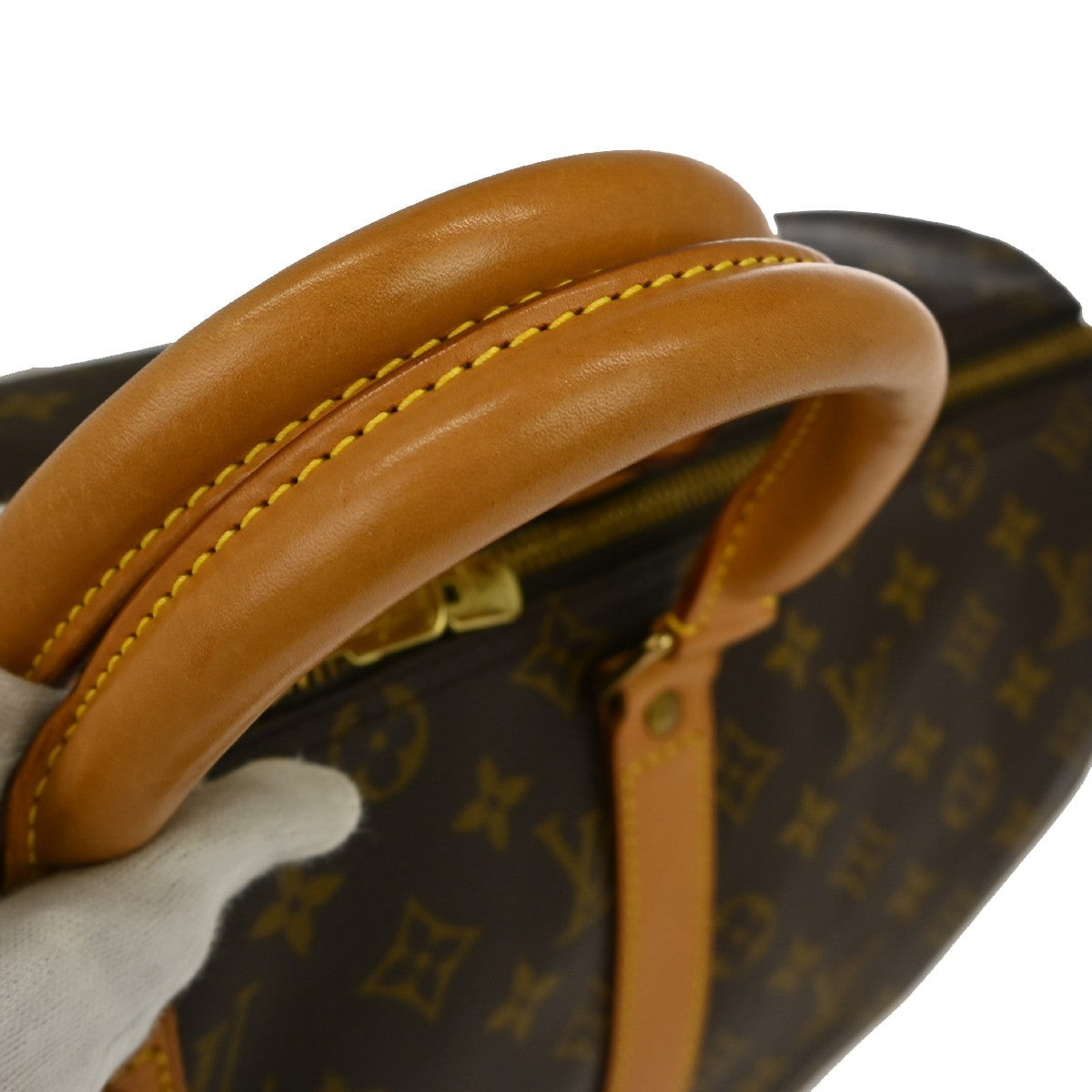 Louis Vuitton Keepall Monogram Brown Canvas Travel Bag Bag (Pre-Owned)