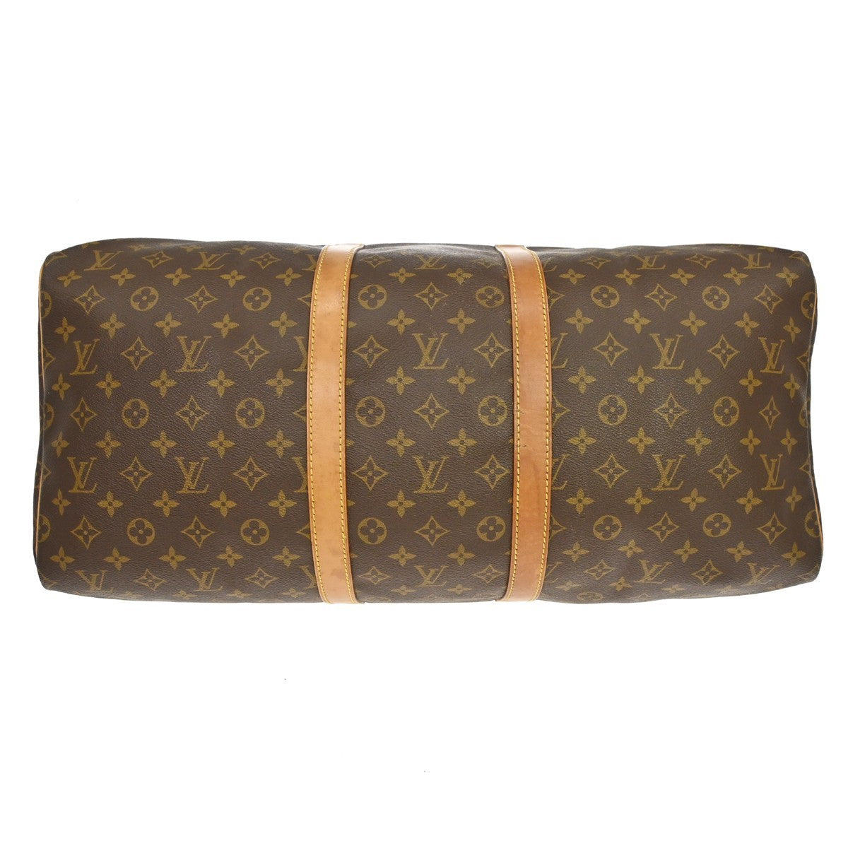 Louis Vuitton Keepall Monogram Canvas Brown Canvas Travel Bag Bag (Pre-Owned)