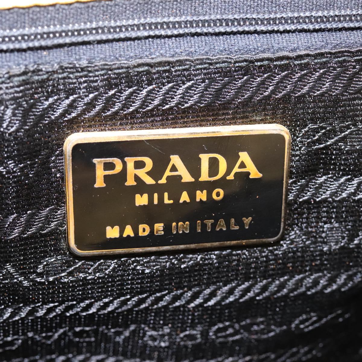 Prada Yellow Synthetic Shoulder Bag (Pre-Owned)