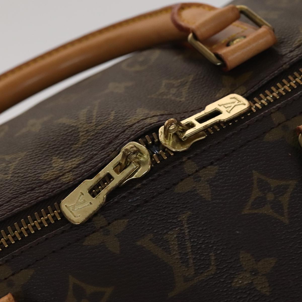 Louis Vuitton Keepall 60 Brown Canvas Travel Bag (Pre-Owned)