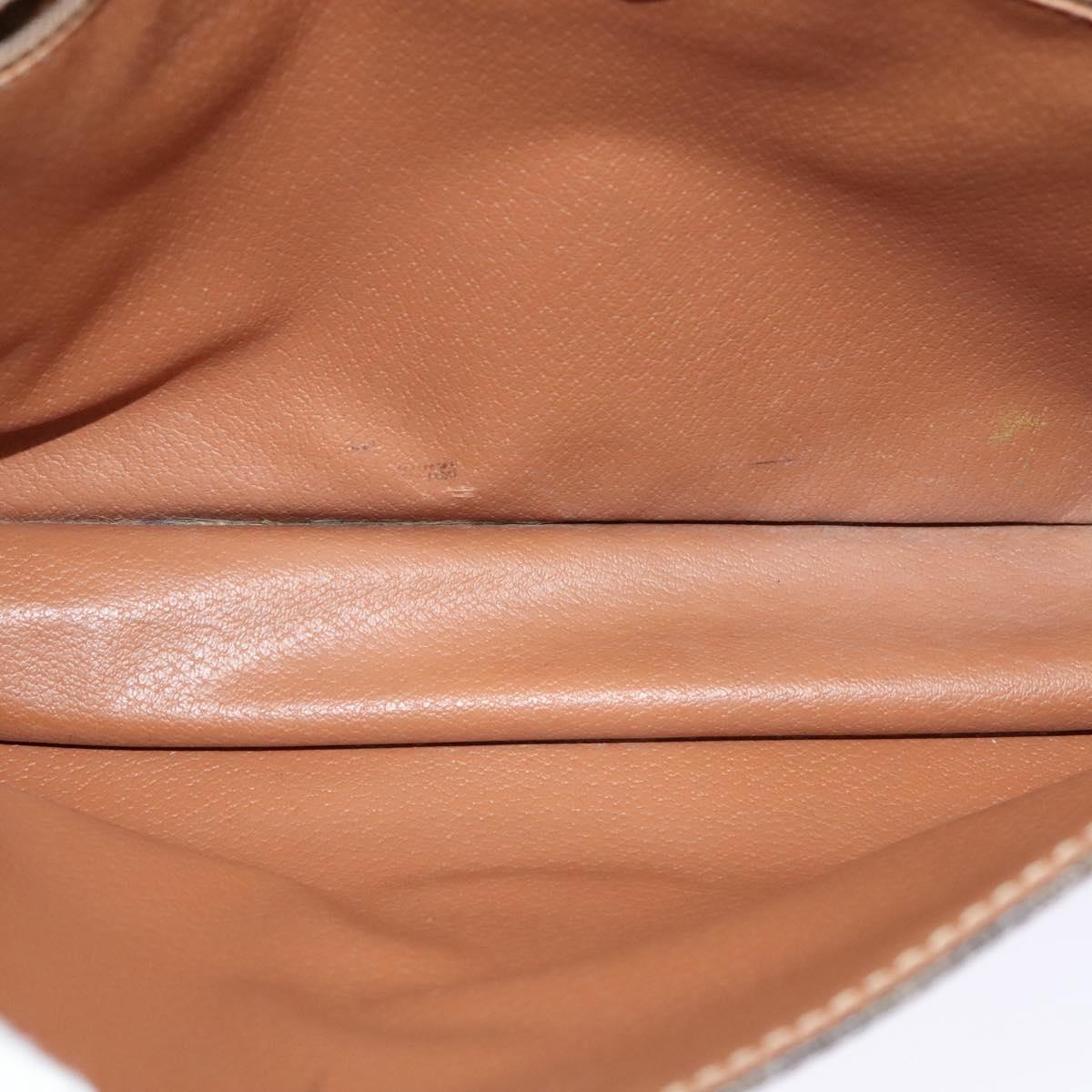 Céline Macadam Brown Canvas Shoulder Bag (Pre-Owned)