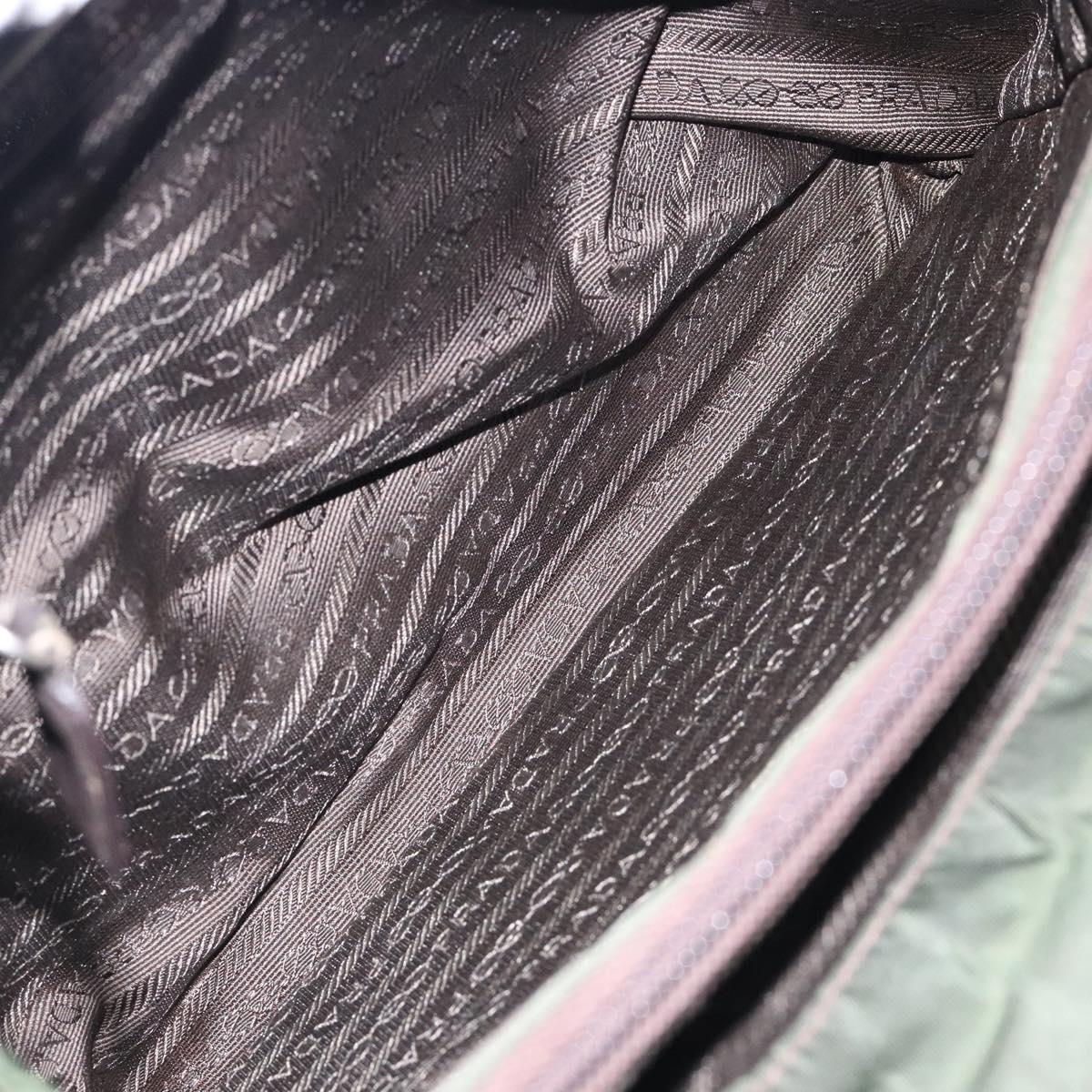 Prada Tessuto Khaki Nylon Tote Bag (Pre-Owned)