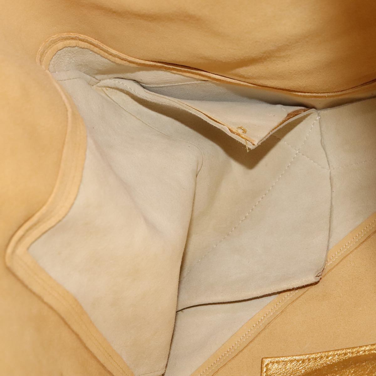 Céline Cabas Beige Leather Tote Bag (Pre-Owned)
