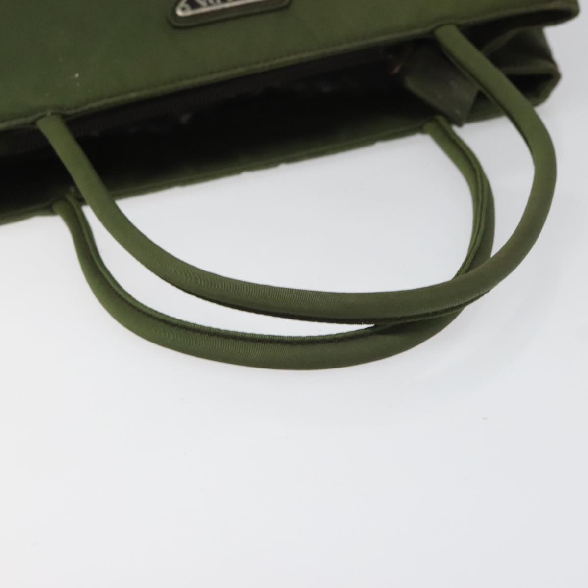 Prada Khaki Synthetic Tote Bag (Pre-Owned)