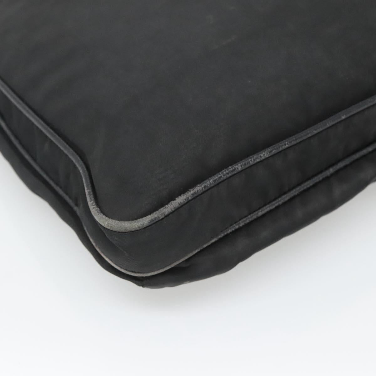 Prada Tessuto Black Nylon Shoulder Bag (Pre-Owned)