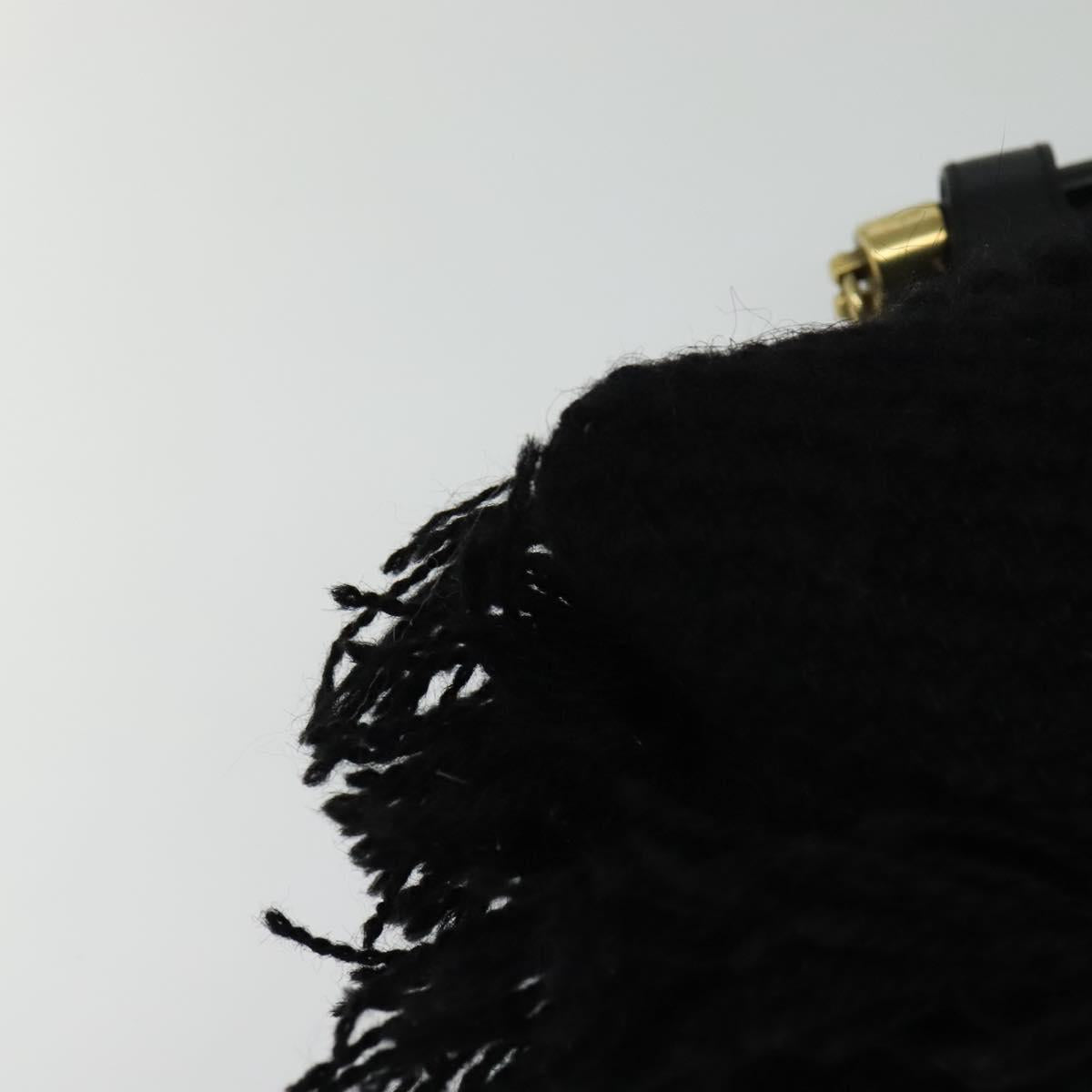 Salvatore Ferragamo Black Wool Handbag (Pre-Owned)