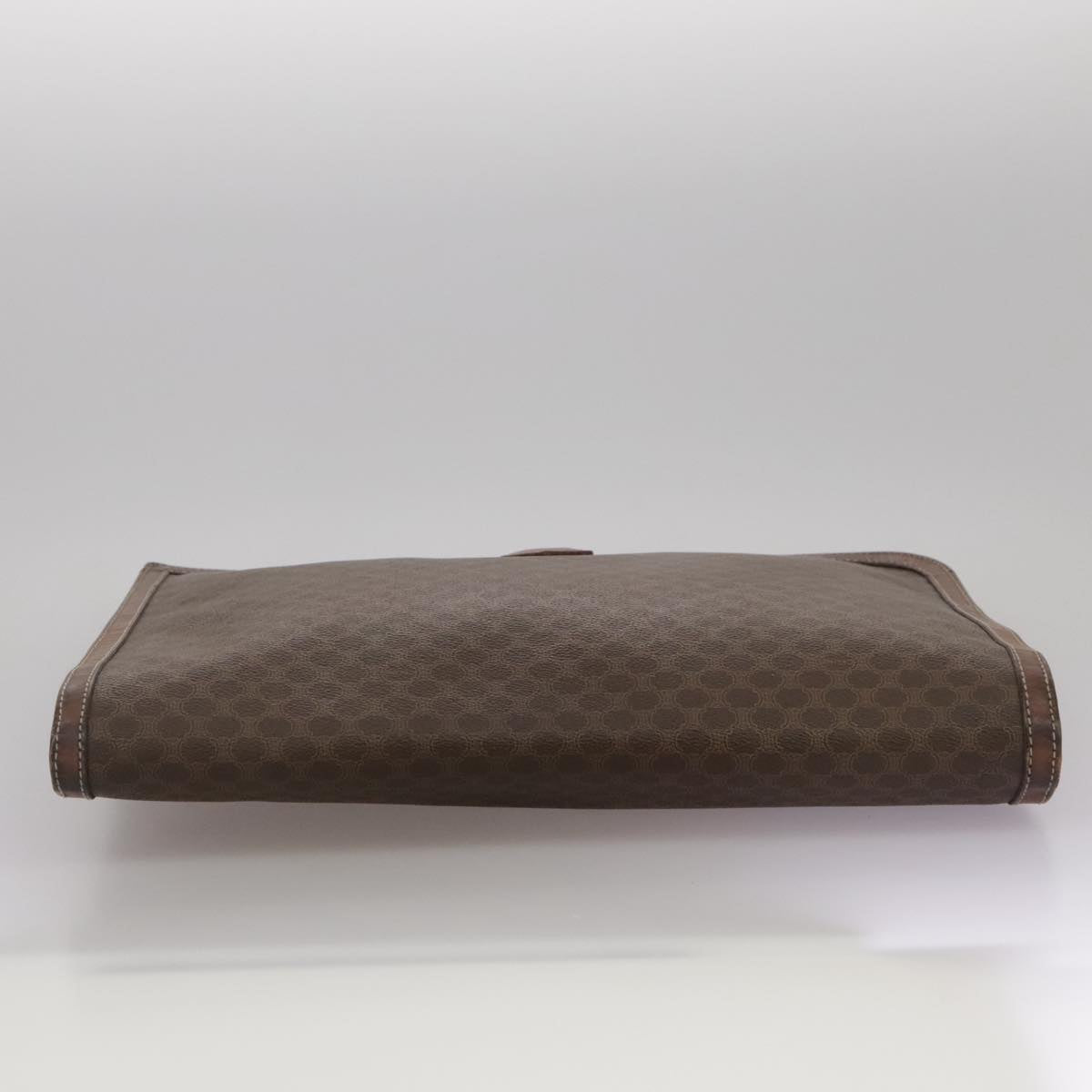 Céline Macadam Brown Canvas Briefcase Bag (Pre-Owned)