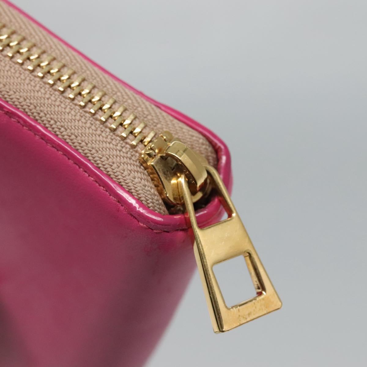 Loewe Anagram Pink Leather Wallet (Pre-Owned)