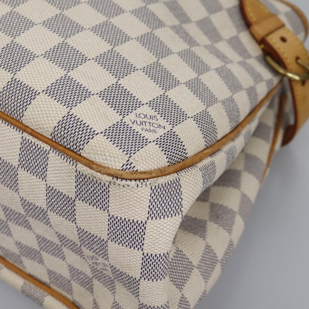 Louis Vuitton Batignolles Horizontal White Canvas Tote Bag (Pre-Owned)