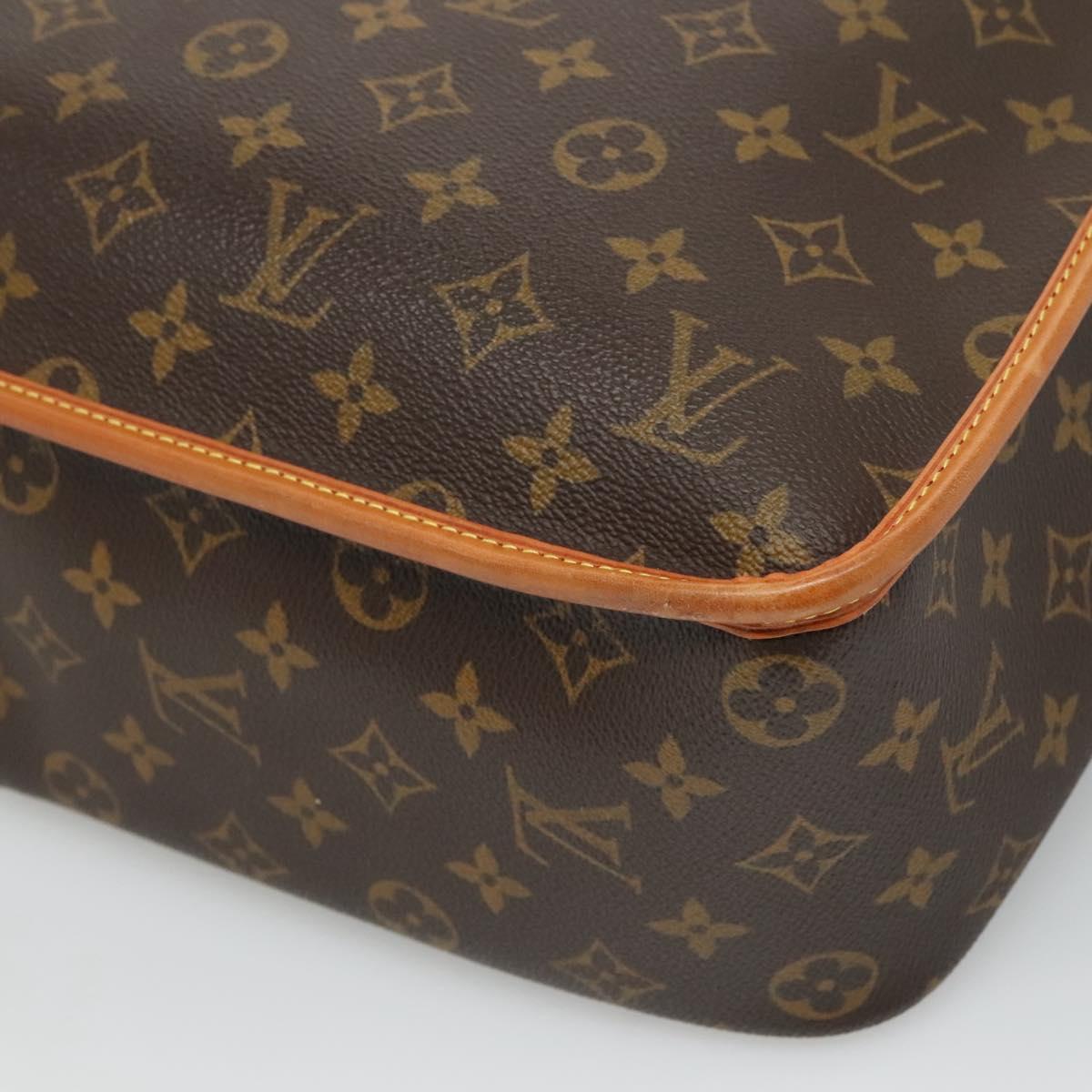 Louis Vuitton Gibeciere Brown Canvas Shoulder Bag (Pre-Owned)