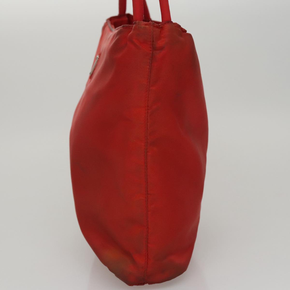 Prada Tessuto Red Synthetic Shoulder Bag (Pre-Owned)