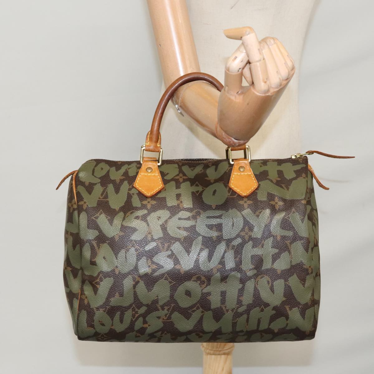Louis Vuitton Speedy 30 Brown Canvas Handbag (Pre-Owned)