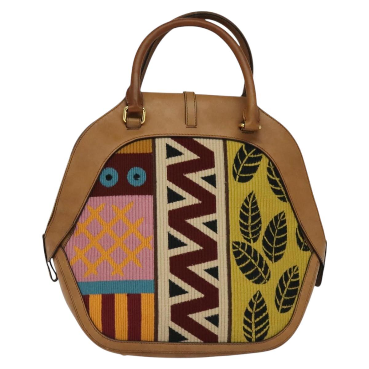 Burberry Prorsum Multicolour Canvas Handbag (Pre-Owned)