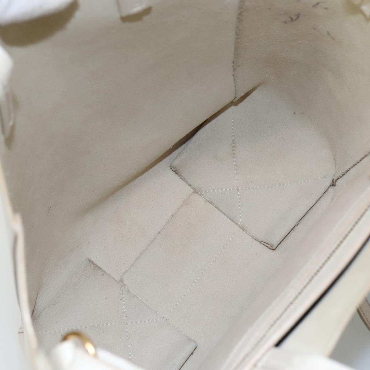 Céline Cabas Vertical Beige Leather Shoulder Bag (Pre-Owned)