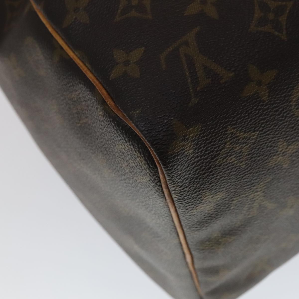 Louis Vuitton Keepall 45 Brown Canvas Travel Bag (Pre-Owned)
