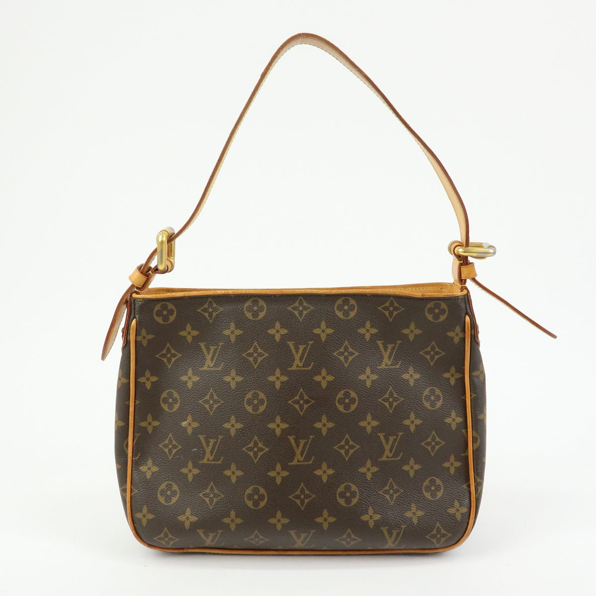 Louis Vuitton Hudson Monogram Canvas Brown Canvas Handbag (Pre-Owned)