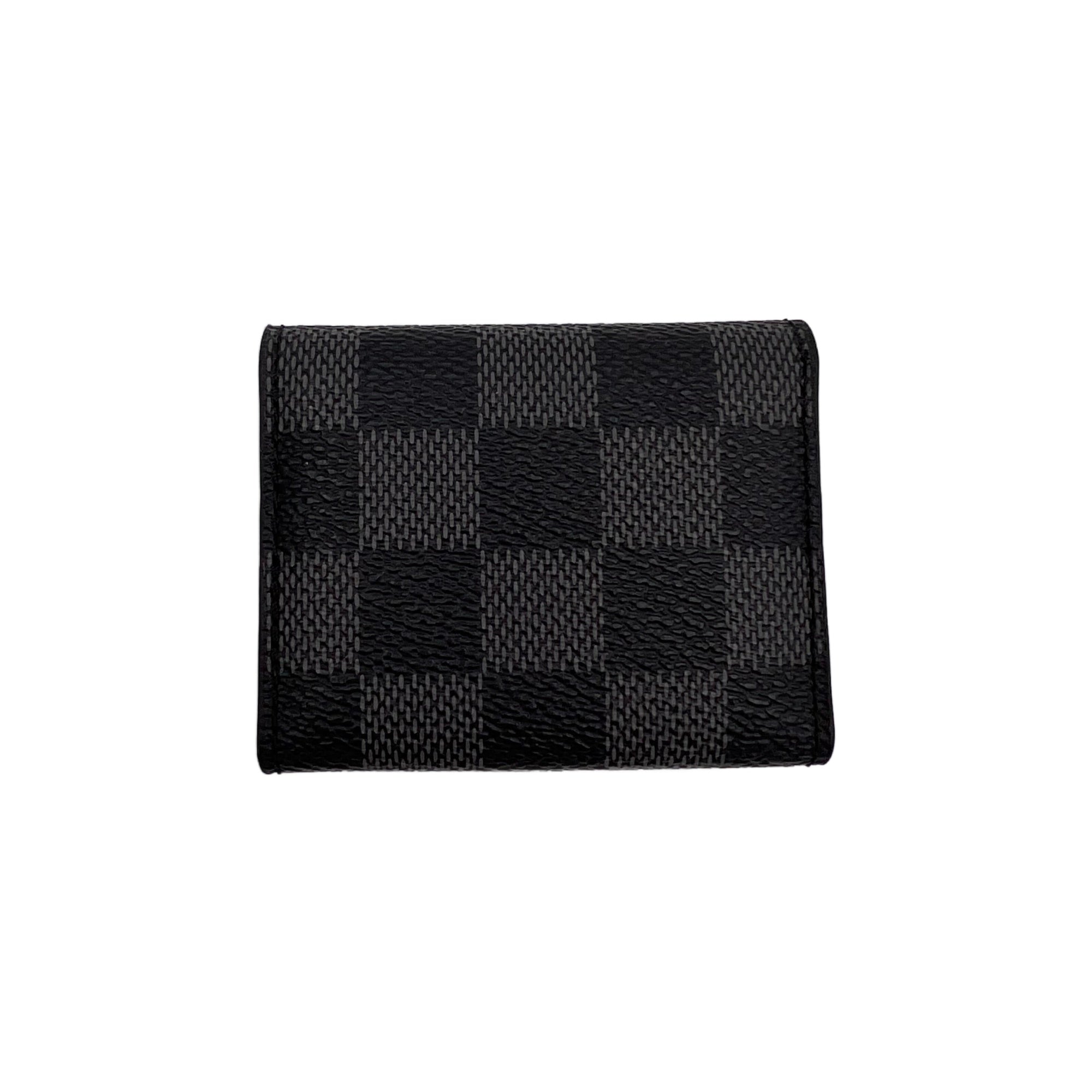 Louis Vuitton Black Damier Graphite Cufflink Holder (Pre-Owned)