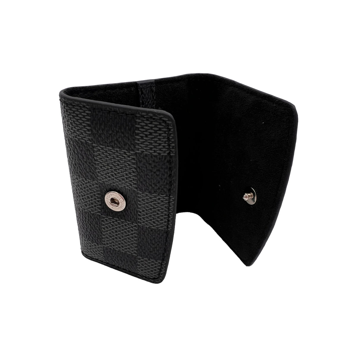 Louis Vuitton Black Damier Graphite Cufflink Holder (Pre-Owned)