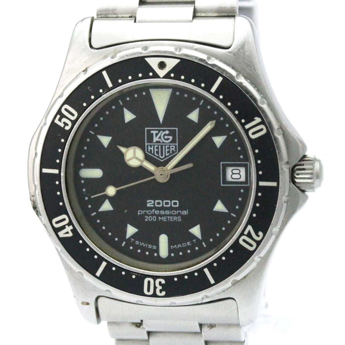 Tag Heuer 2000 Professional 200M Quartz Stainless Steel Watch (Pre-Owned)