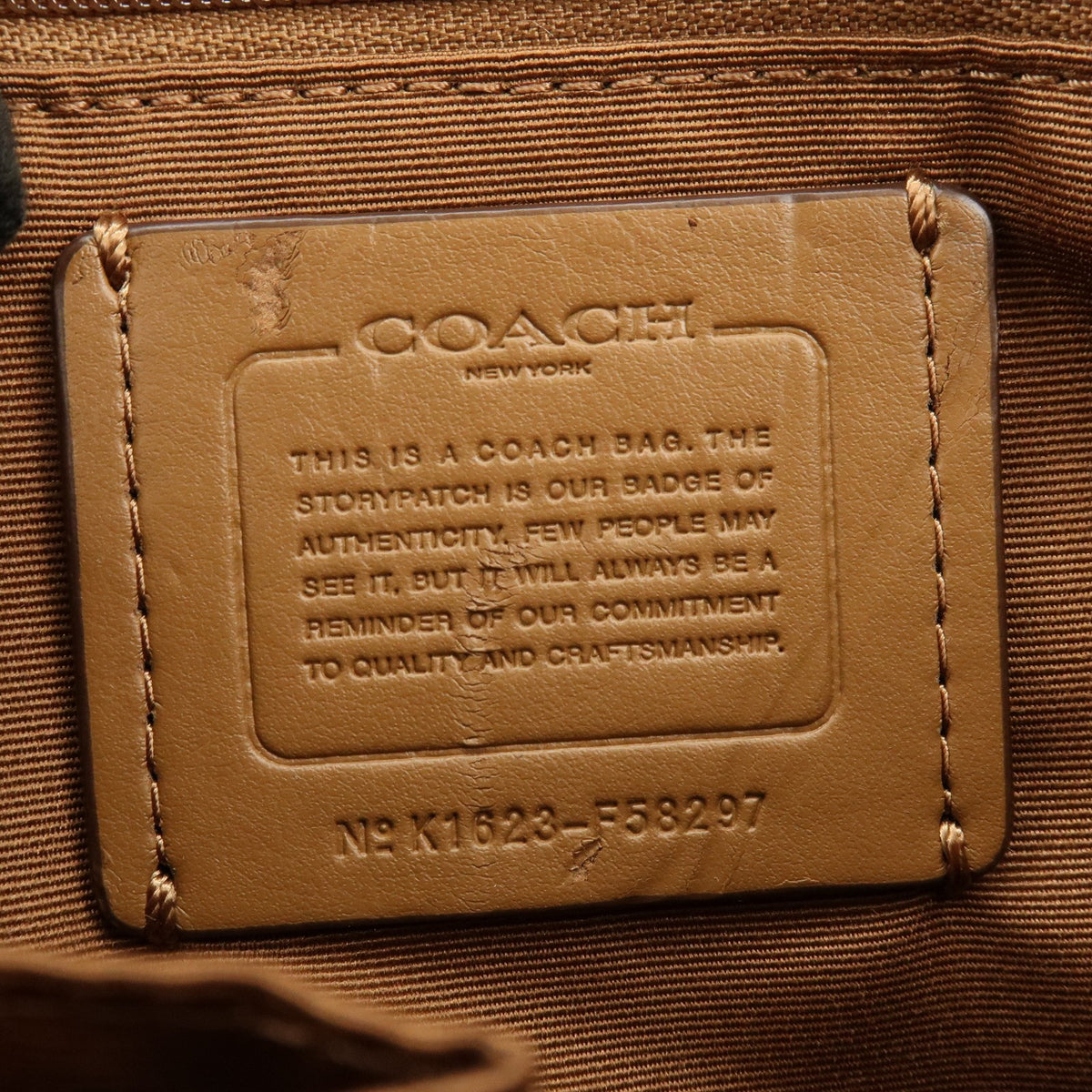 Coach Shoulder Canvas Brown Canvas Handbag (Pre-Owned)