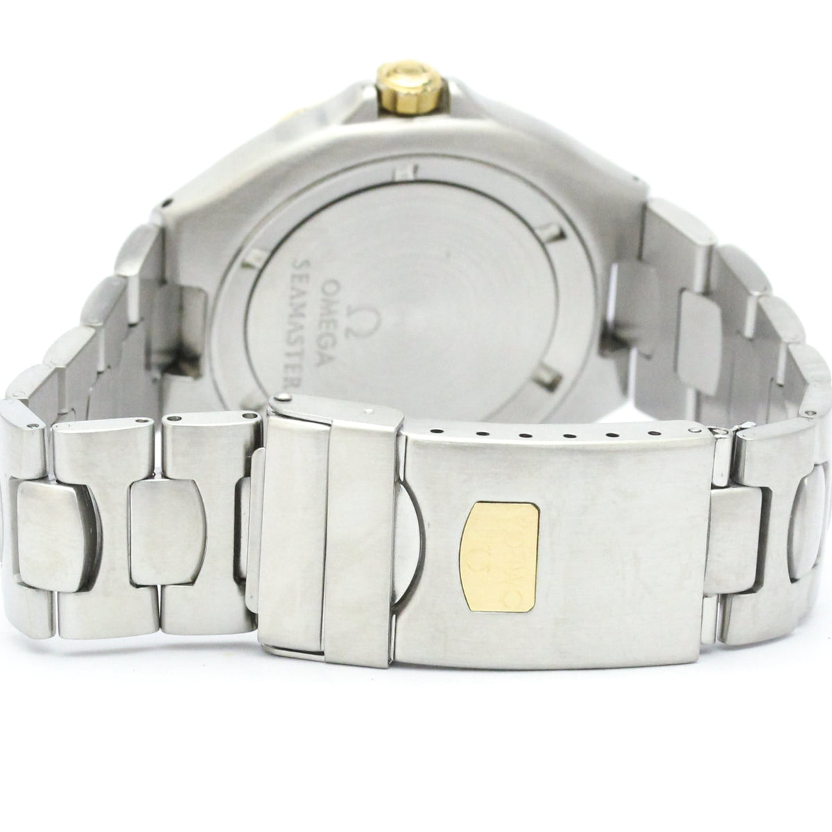 Omega Seamaster Professional 200 Pre Bond Chronometer Quartz Stainless Steel And Yellow Gold (18K) Watch (Pre-Owned)