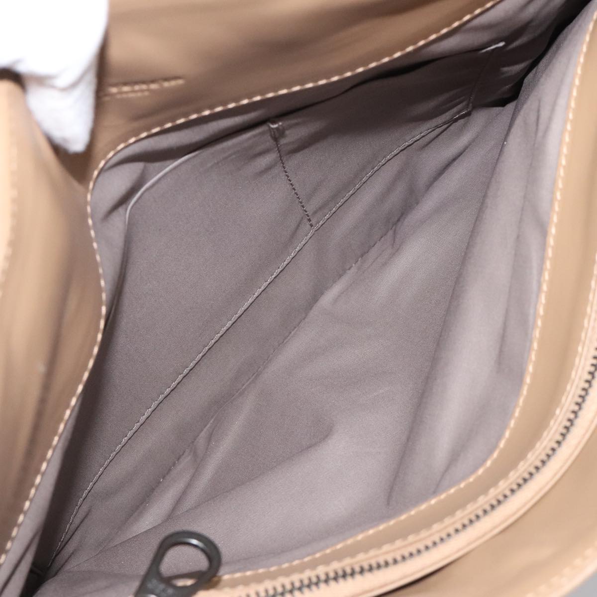 Bottega Veneta Intrecciato Beige Leather Briefcase Bag (Pre-Owned)