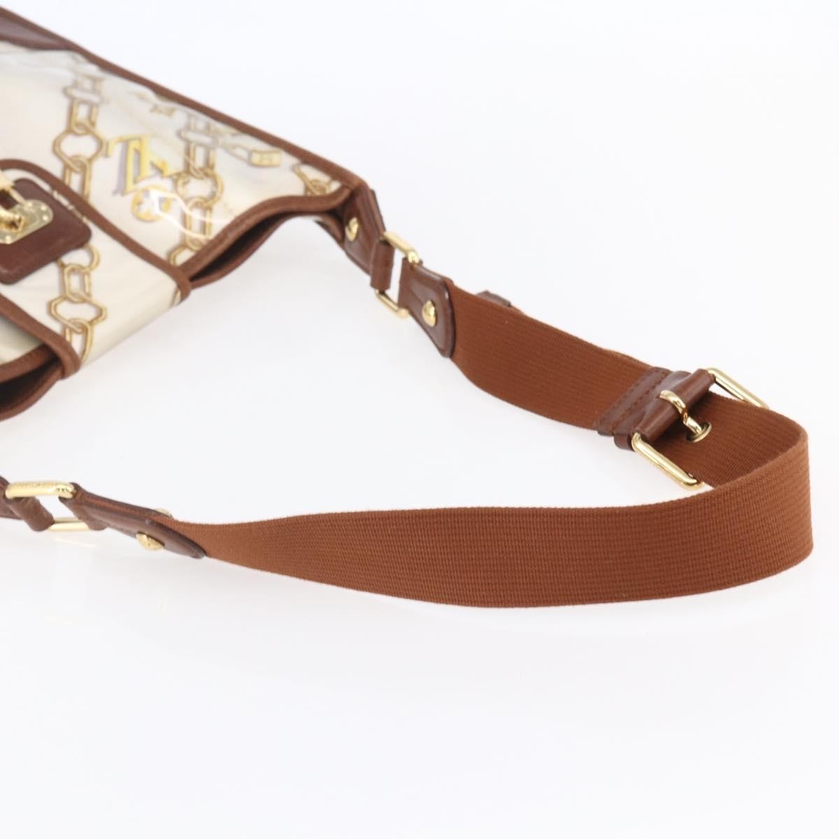 Louis Vuitton Charms Musette Pvc Over Printed Silk White Plastic Shoulder Bag Bag (Pre-Owned)