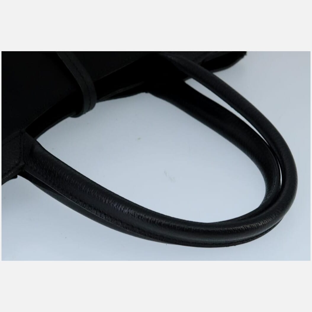 Bally Black Canvas Handbag (Pre-Owned)