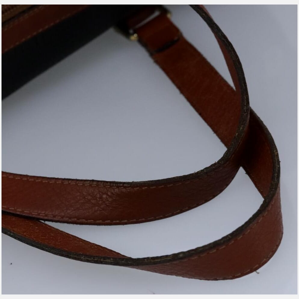 Bally Black Canvas Handbag (Pre-Owned)