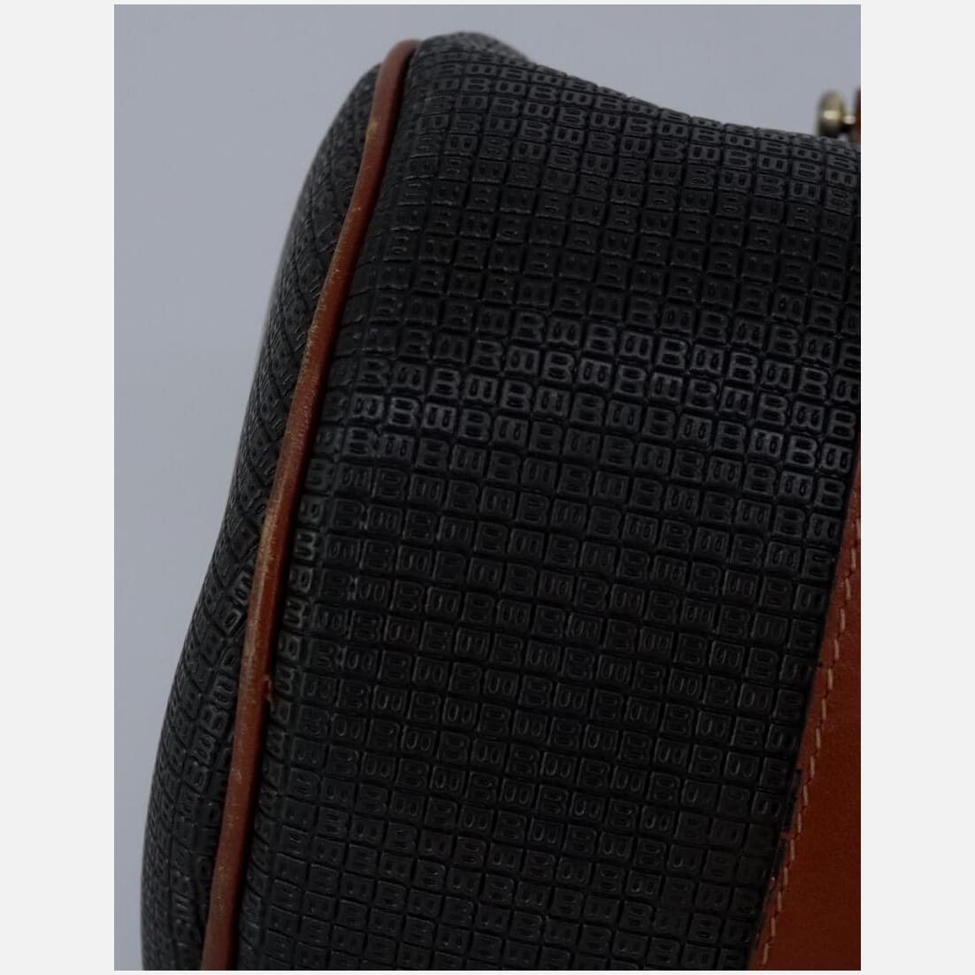 Bally Black Canvas Handbag (Pre-Owned)