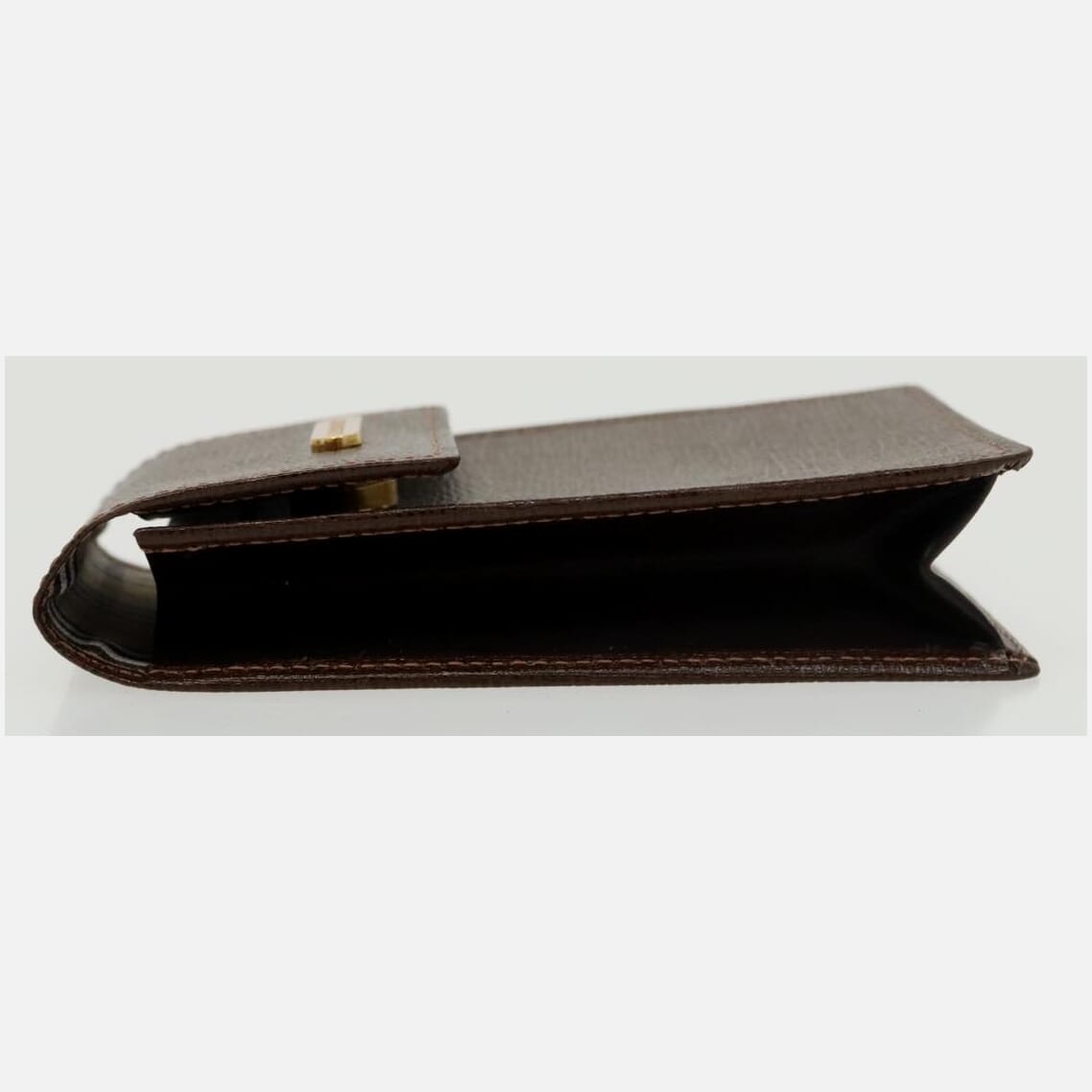 Burberry Brown Leather Clutch Bag (Pre-Owned)