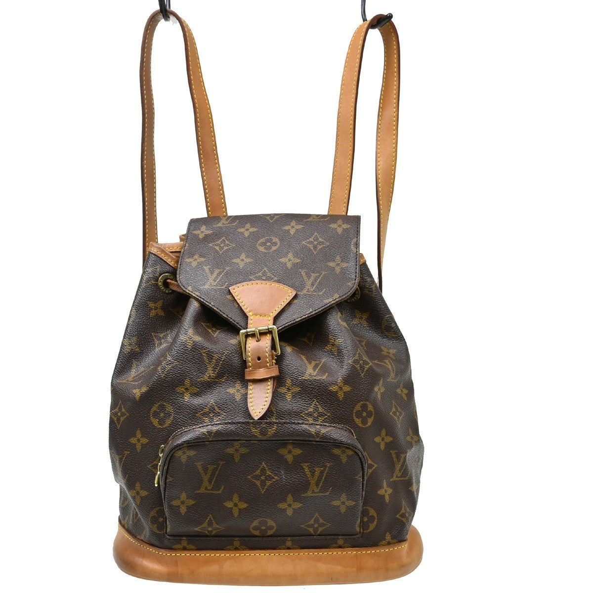 Louis Vuitton Vintage Montsouris Monogram Canvas Brown Canvas Backpack Bag (Pre-Owned)