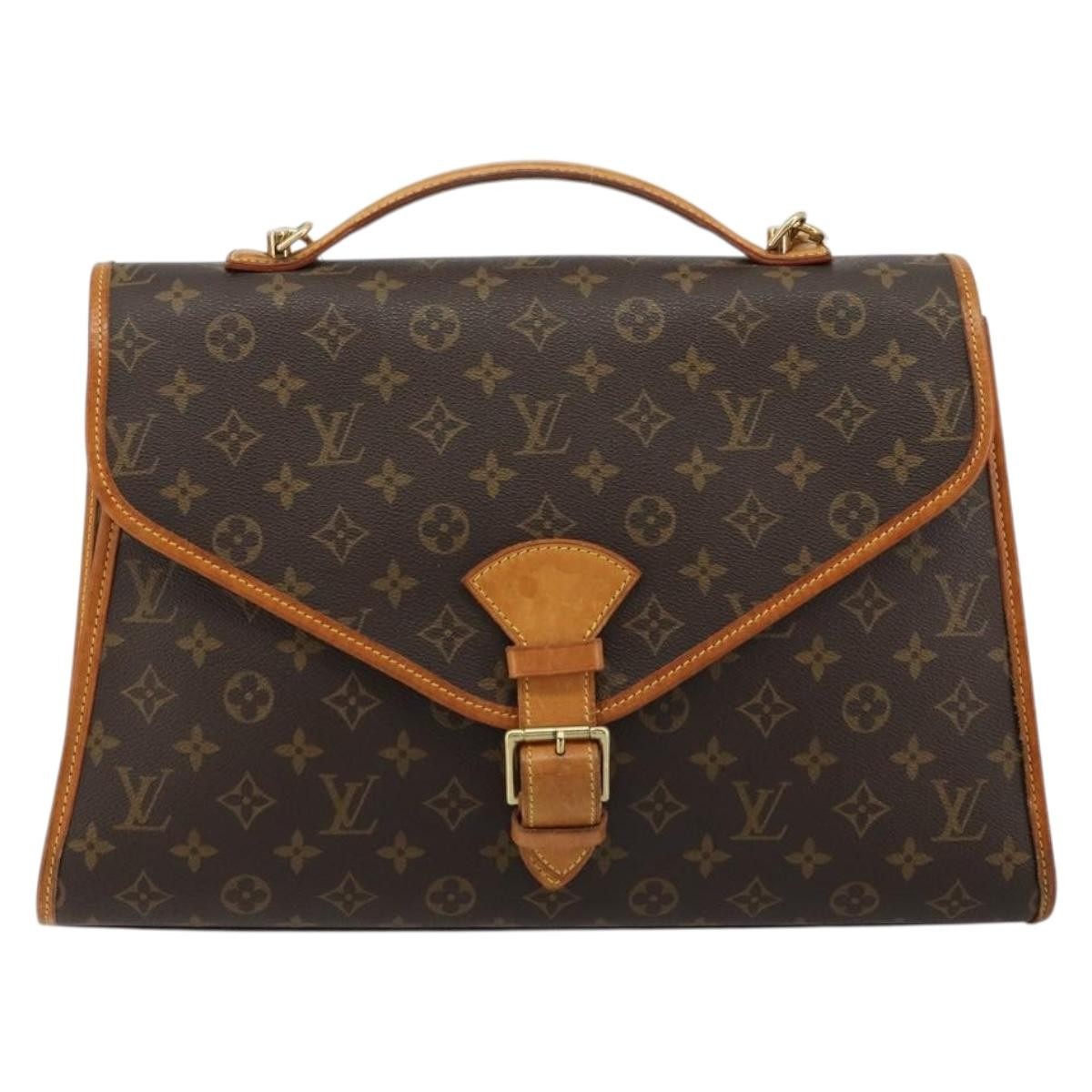 Louis Vuitton Beverly Monogram Canvas Brown Canvas Briefcase Bag (Pre-Owned)