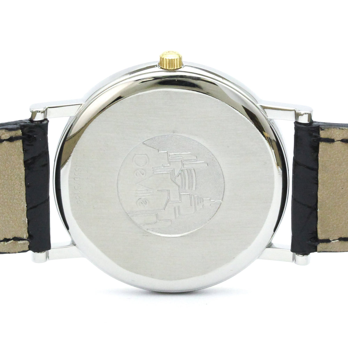 Omega De Ville Quartz Stainless Steel And Gold Plated Watch (Pre-Owned)